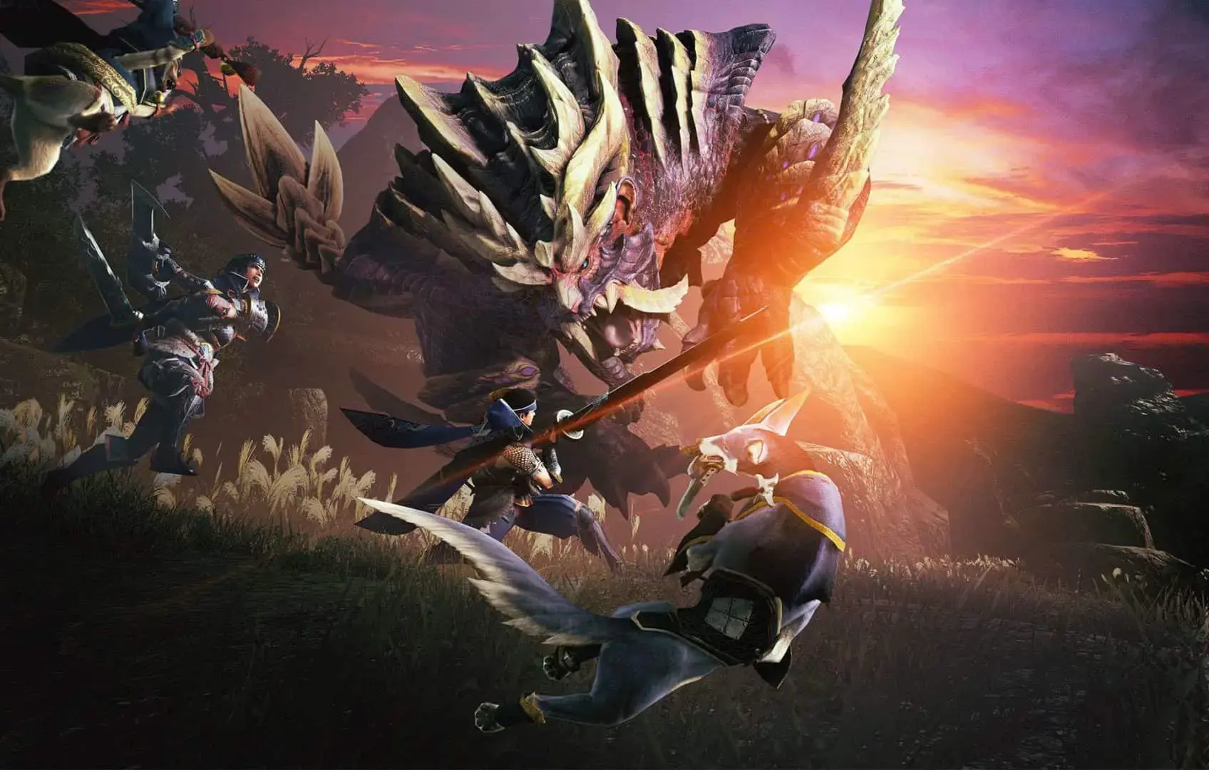 Monster Hunter Rise Demo Gameplay Art