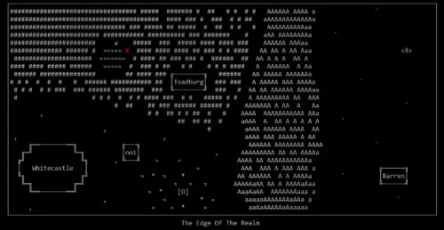 The Edge of the Realm ASCII Game