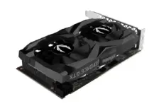 ZOTAC GAMING GeForce GTX 1660 Twin Fan Angled Rear View