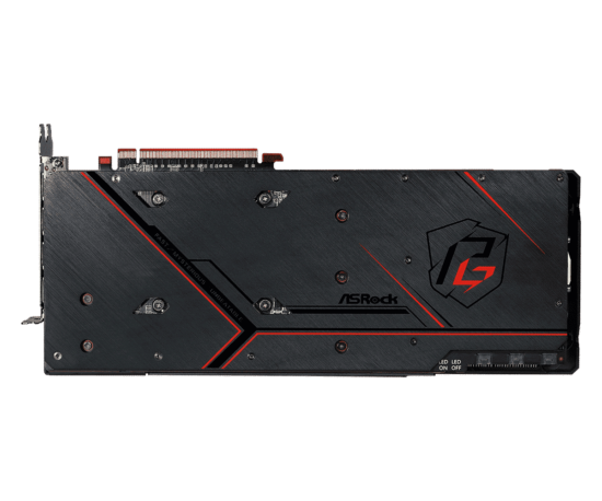 ASRock AMD Radeon RX 6800 XT Phantom Gaming Backplate View