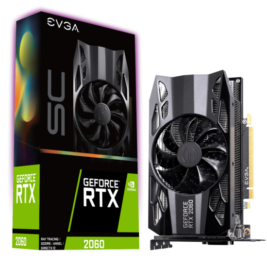 EVGA GeForce RTX 2060 SC Box View