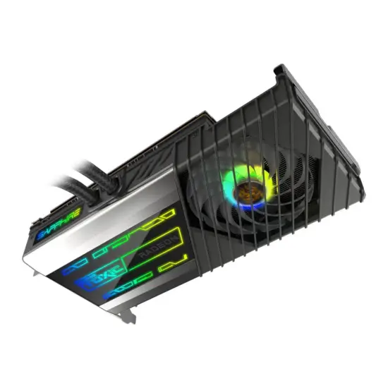 Sapphire RX 6900 XT TOXIC Fan Angled View
