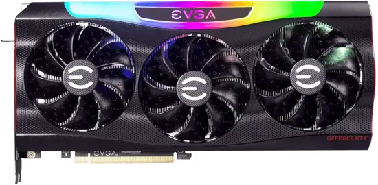 EVGA GeForce RTX 3080 FTW3 ULTRA Fan View