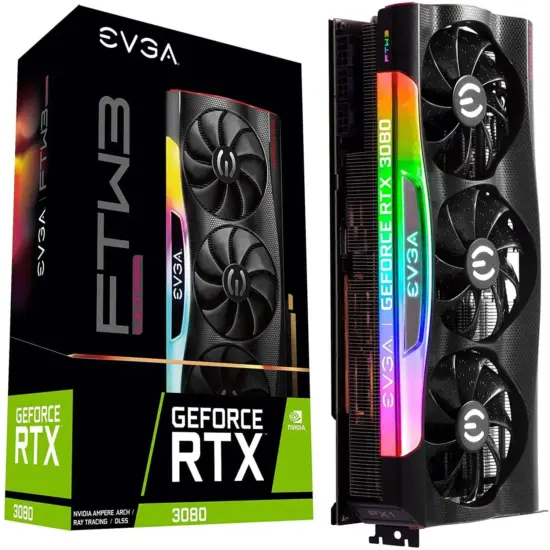 EVGA GeForce RTX 3080 FTW3 ULTRA GAMING Box View