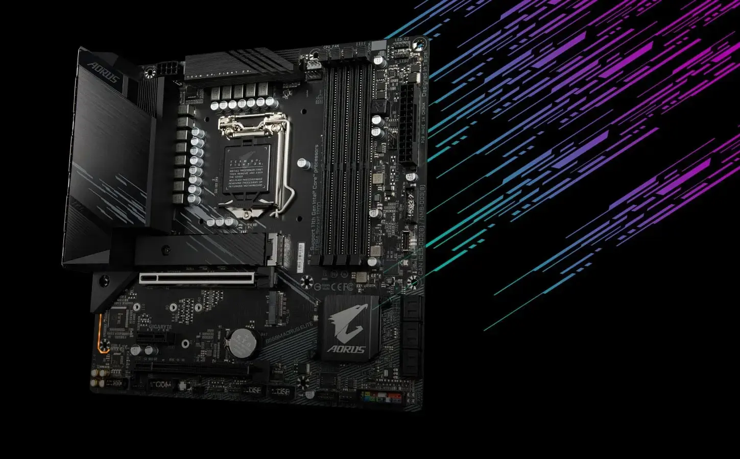 Gigabyte B560M AORUS ELITE Aesthetics