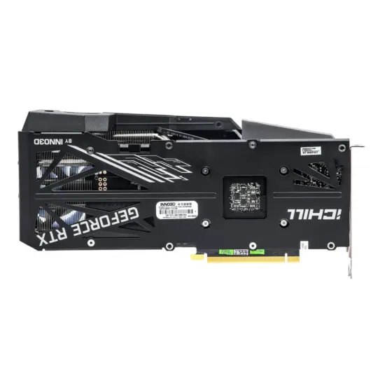 INNO3D RTX 3070 iCHILL X3 Backplate View