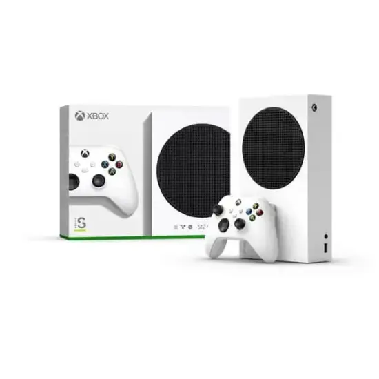 Xbox Series S Box & Console View