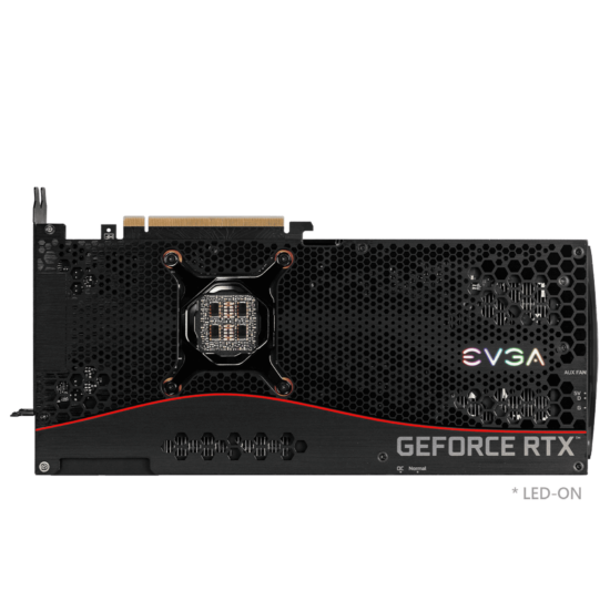 EVGA GeForce RTX 3080 Ti FTW3 ULTRA Backplate View