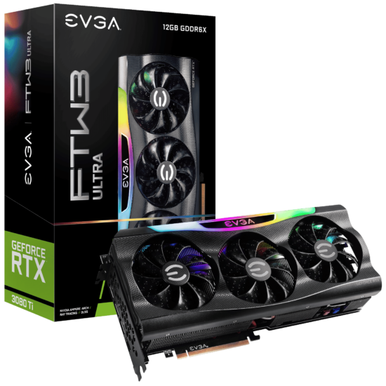 EVGA GeForce RTX 3080 Ti FTW3 ULTRA Box View