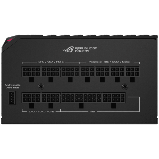 ASUS ROG Thor Platinum 850W IO View