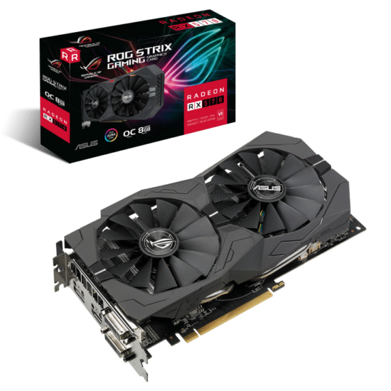 ASUS ROG Strix RX570 OC Edition 8GB Box View