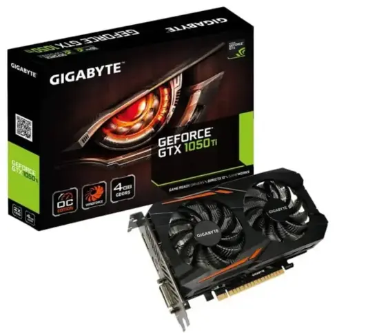 Gigabyte GTX 1050 Ti OC 4GB Box View