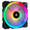 Black Corsair LL120 RGB PWM Case Fan Product Image