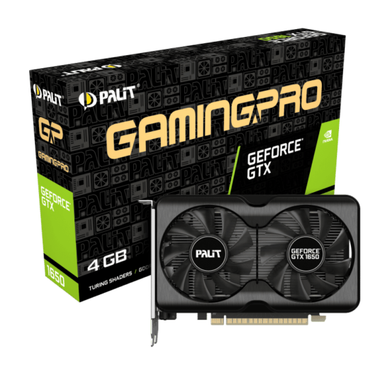Palit GTX 1650 GamingPro 4GB Box View