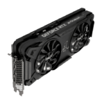 Palit RTX 3070 Jetstream V1 LHR Vertical Angled View