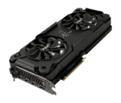 Palit RTX 3070 Jetstream V1 LHR Fan Angled View