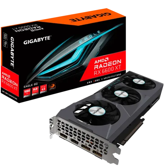 Gigabyte RX 6600 XT Eagle Box View