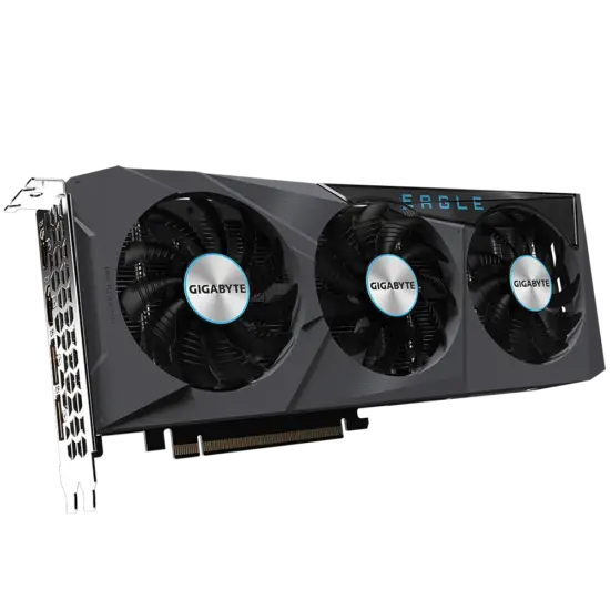 Gigabyte RX 6600 XT Eagle Fan View