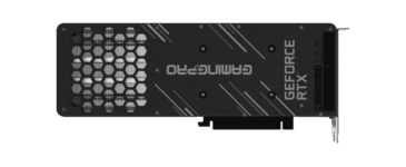 Palit RTX 3070 GamingPro Backplate View