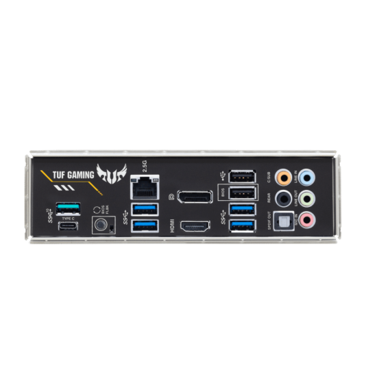 ASUS TUF Gaming B550-PLUS Back-panel View