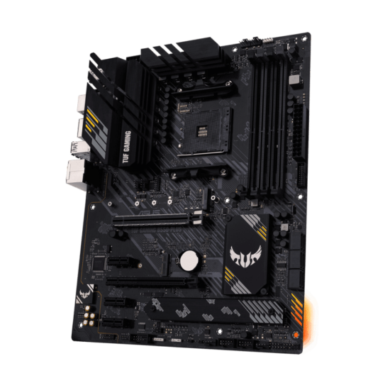 ASUS TUF Gaming B550-PLUS Angled 2 View