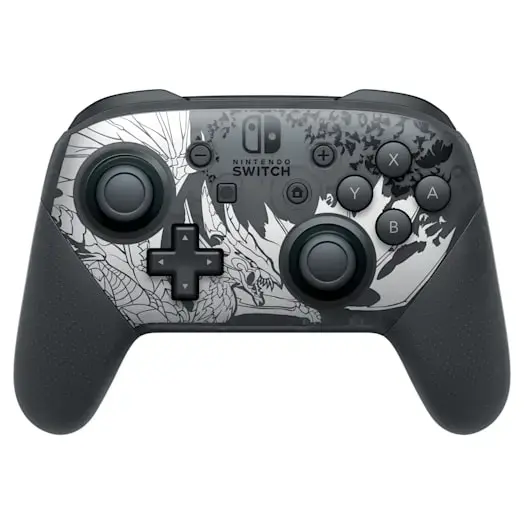 Nintendo Switch Pro Controller – Monster Hunter Rise: Sunbreak Edition Front Flat View