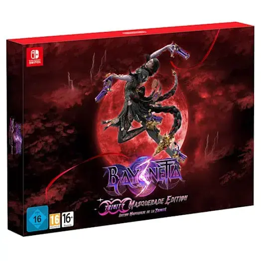 Bayonetta 3 Trinity Masquerade Edition Box Art NSW