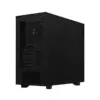 Fractal Design Define 7 Black Solid Angled Rear View