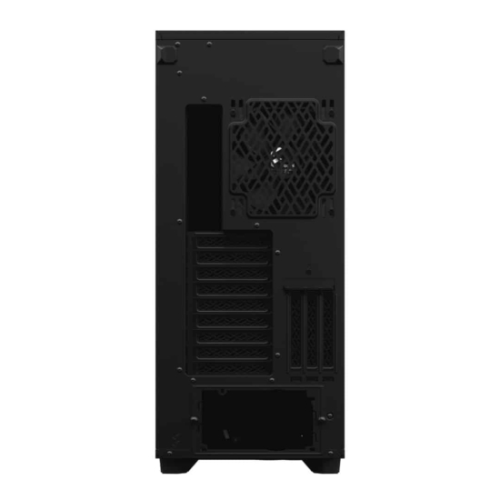 Fractal Design Define 7 XL Black Solid Back View