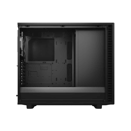 Fractal Design Define 7 Black Solid Side View