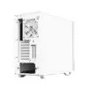 Fractal Design Define 7 White Solid Angled Back View