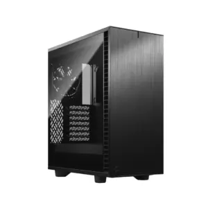 Fractal Design Define 7 Compact Dark TG Angled Front View