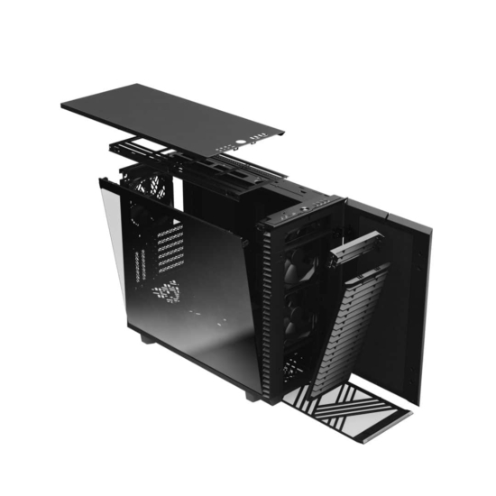 Fractal Design Define 7 Dark TG Side View