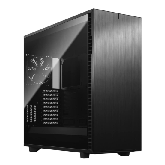 Fractal Design Define 7 XL Dark TG Angled Front View