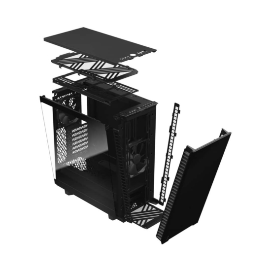 Fractal Design Define 7 Compact Light TG Interchangeable View