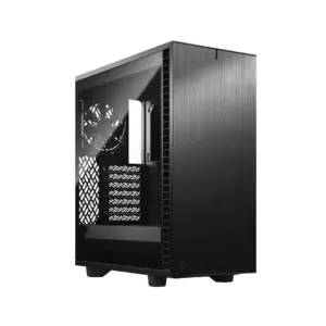 Fractal Design Define 7 Compact Light TG Angled Front View