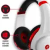 Stealth XP-Glass Gaming Headset – Metallic Red Edition Comfort View