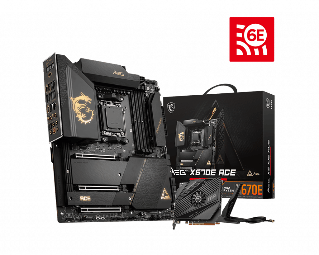 Buy MSI MEG X670E Ace AMD X670 Chipset Socket AM5 PCIe 5 0 DDR5 E ATX Motherboard Store