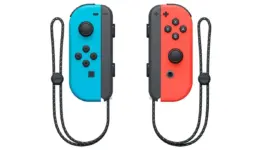 Nintendo Switch OLED - Neon Blue & Neon Red Joy Con View