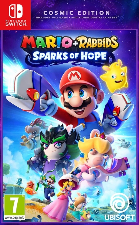 Mario + Rabbids Sparks of Hope Cosmic Edition Box Art NSW