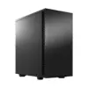 Fractal Design Define 7 Mini Black Solid Angled Front View