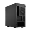 Fractal Design Define 7 Mini Black Solid Angled Rear View