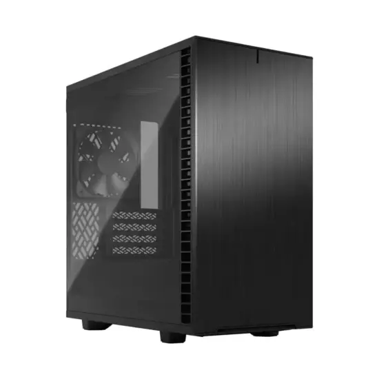 Fractal Design Define 7 Mini Black TG Angled Front View