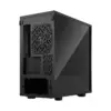 Fractal Design Define 7 Mini Black TG Angled Rear View