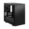 Fractal Design Define 7 Nano Black Solid Angled Front View