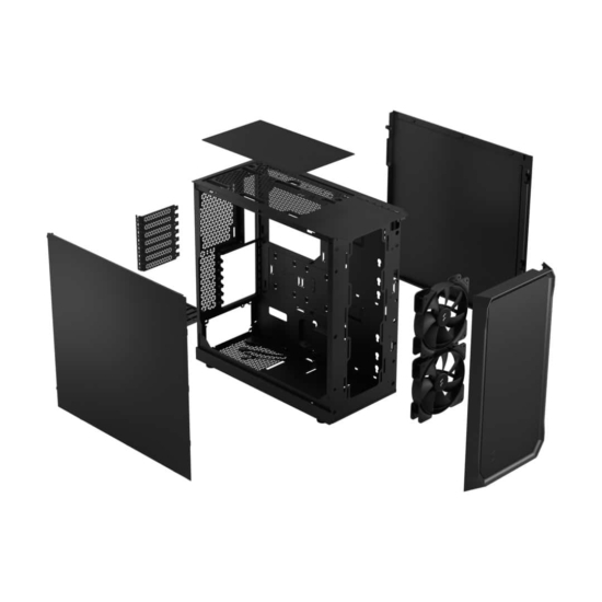 Fractal Design Focus 2 Black Solid Layers View