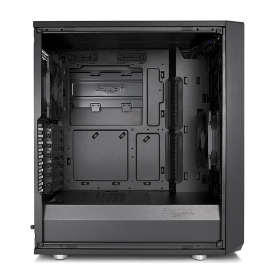 Fractal Design Meshify C Black Solid Side View