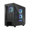 Fractal Design Meshify 2 Lite Light TG RGB Angled Back View