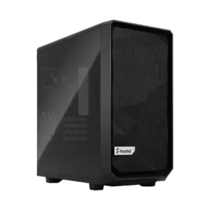 Fractal Design Meshify 2 Mini Black TG Angled Front View