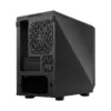 Fractal Design Meshify 2 Nano Black TG Angled Rear View